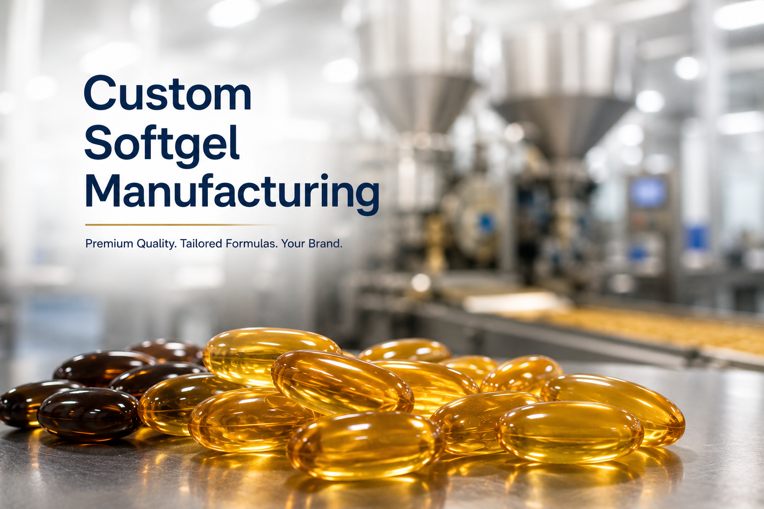 softgel manufacturing process for OEM supplements softgel capsule manufacturing line for dietary supplements