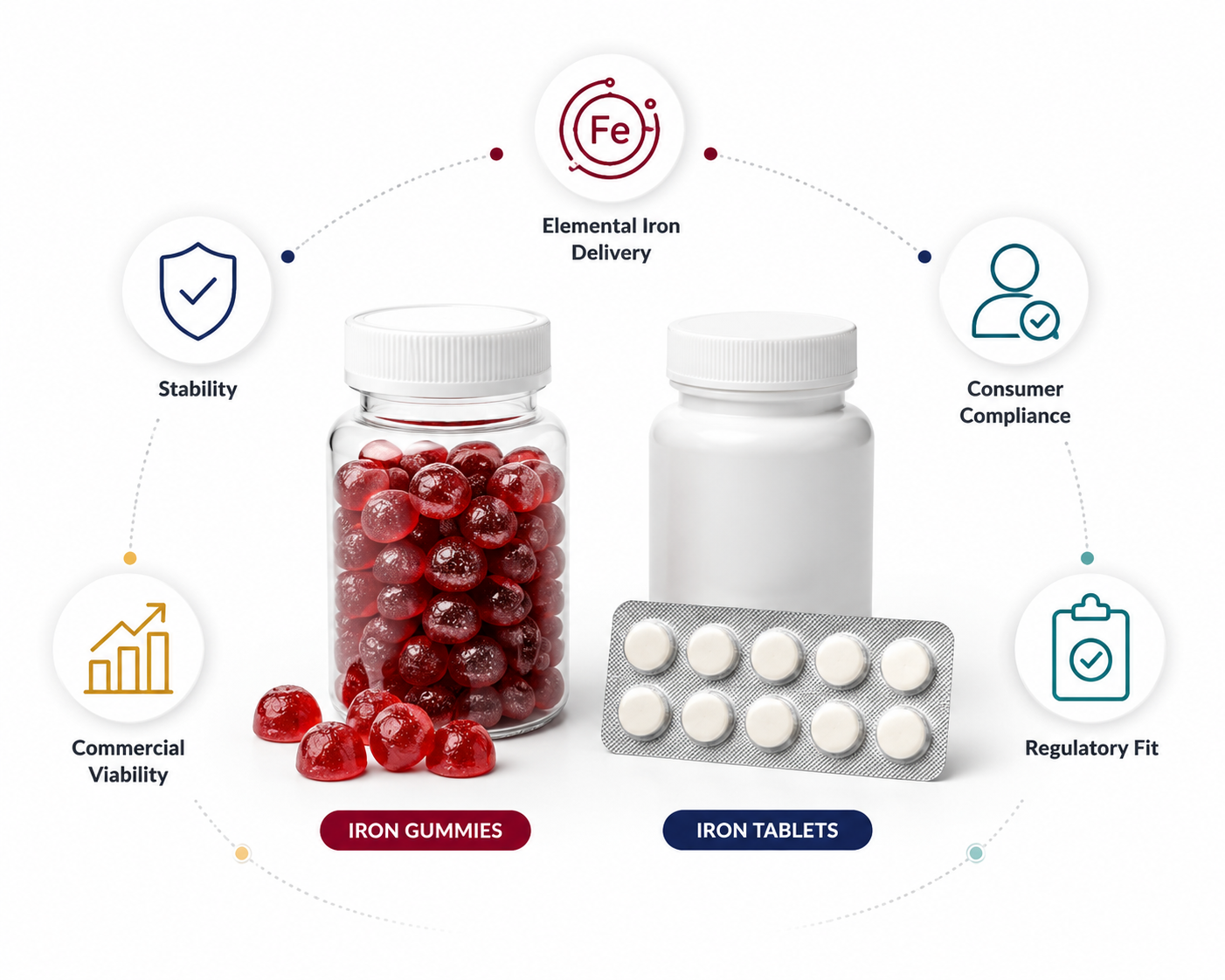 Evaluating Iron Supplement Effectiveness for Private Label Brands brand owner evaluating supplement product options