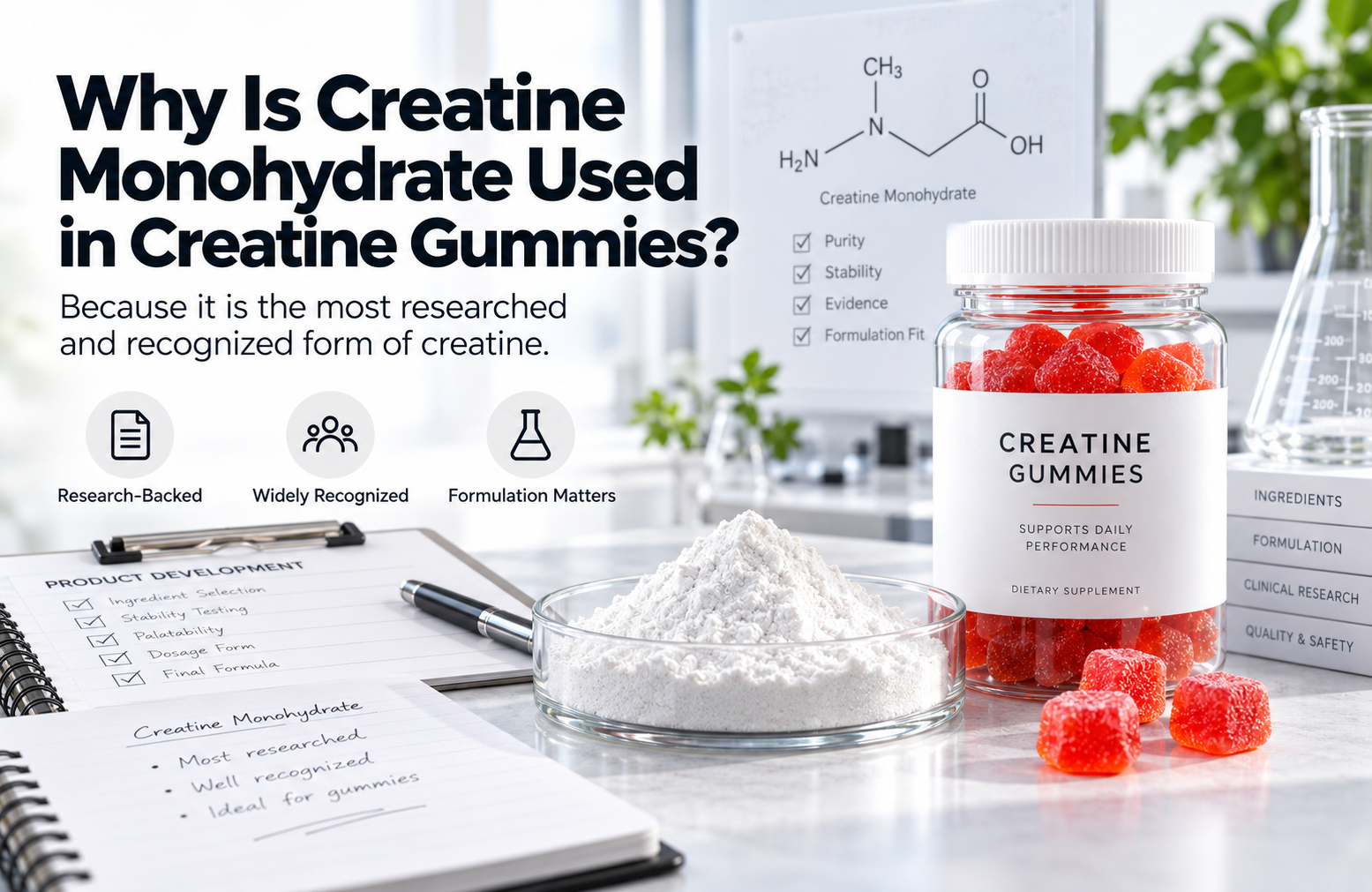 Creatine monohydrate gummies creatine monohydrate gummies ingredient formulation