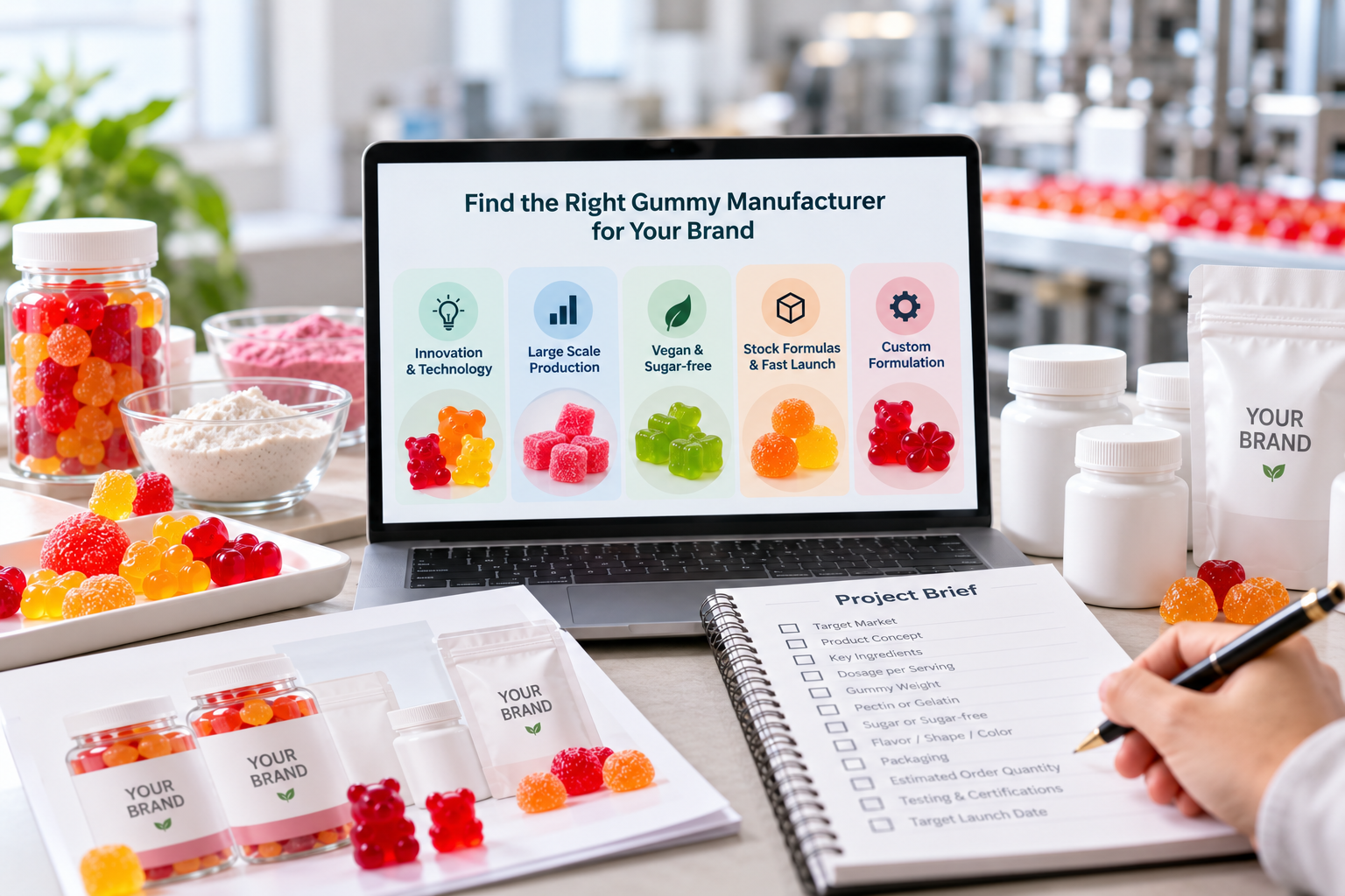 how to choose the right private label gummy manufacturer