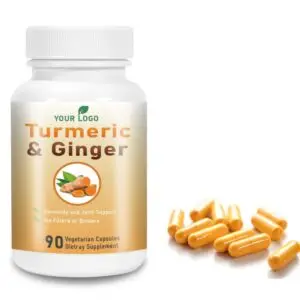 Private Label Turmeric With Ginger Supplement