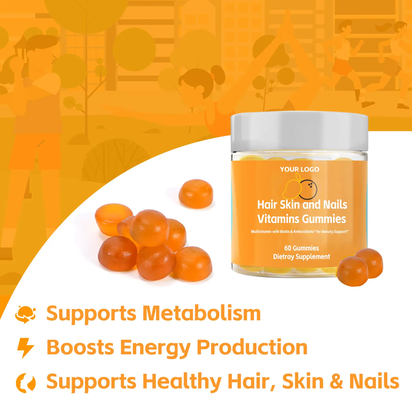 Hair Skin and Nails Gummies