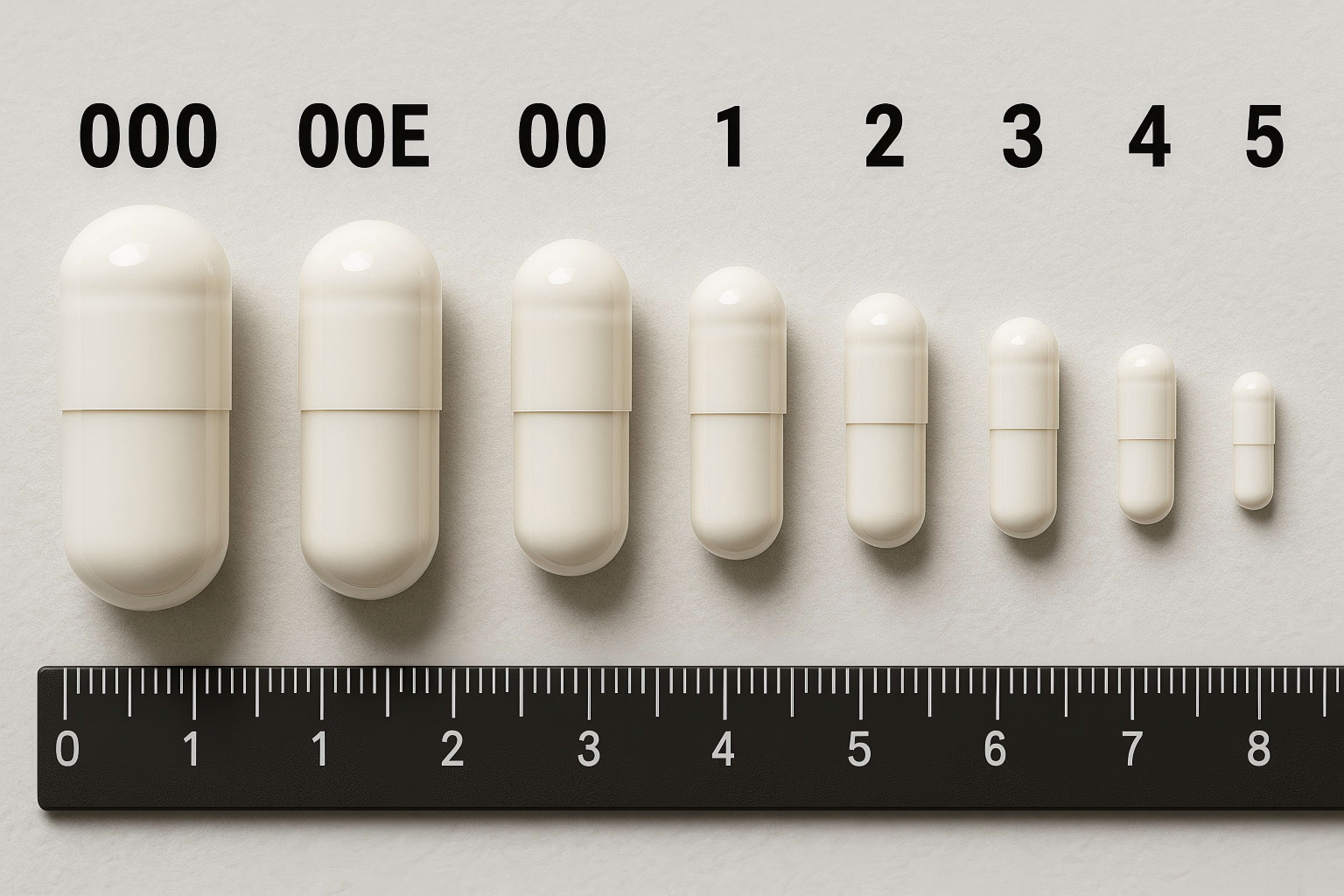 Capsule Size Chart