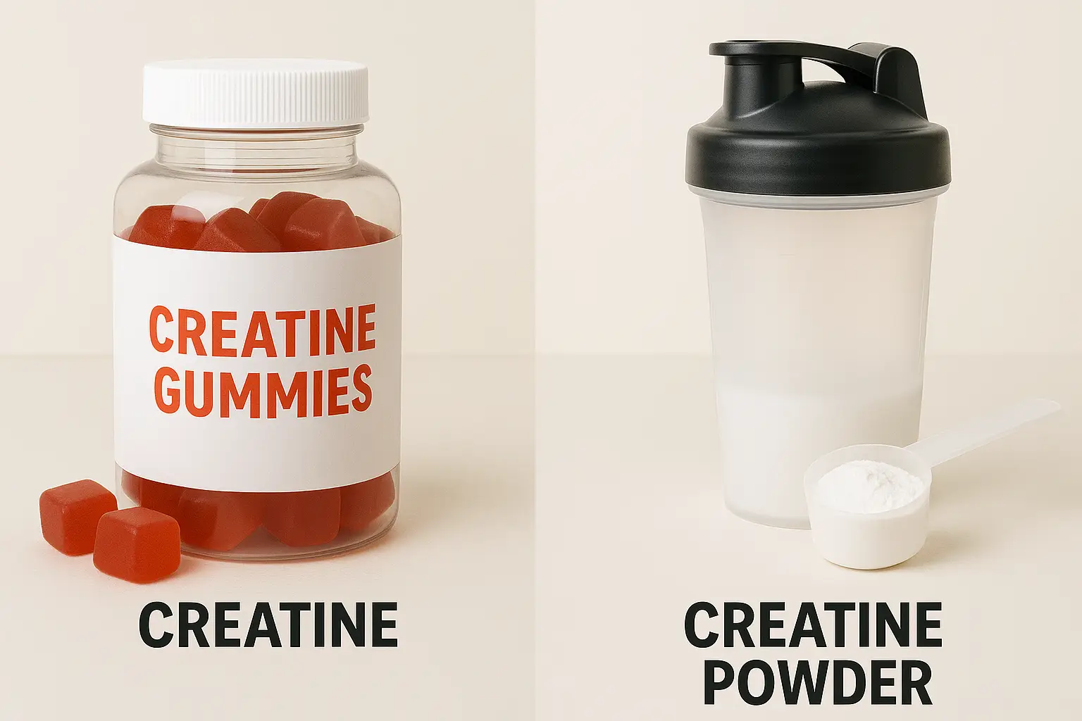 creatine gummies vs powder