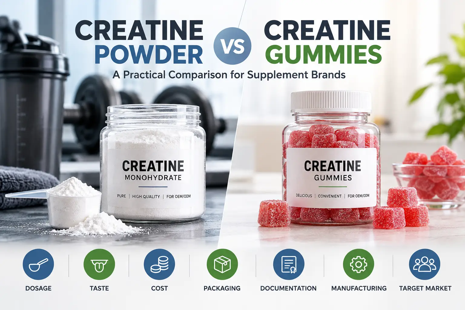 creatine gummies vs powder